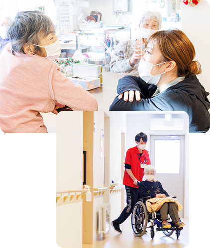 株式会社Ammi’sが行う福祉サービスのイメージ